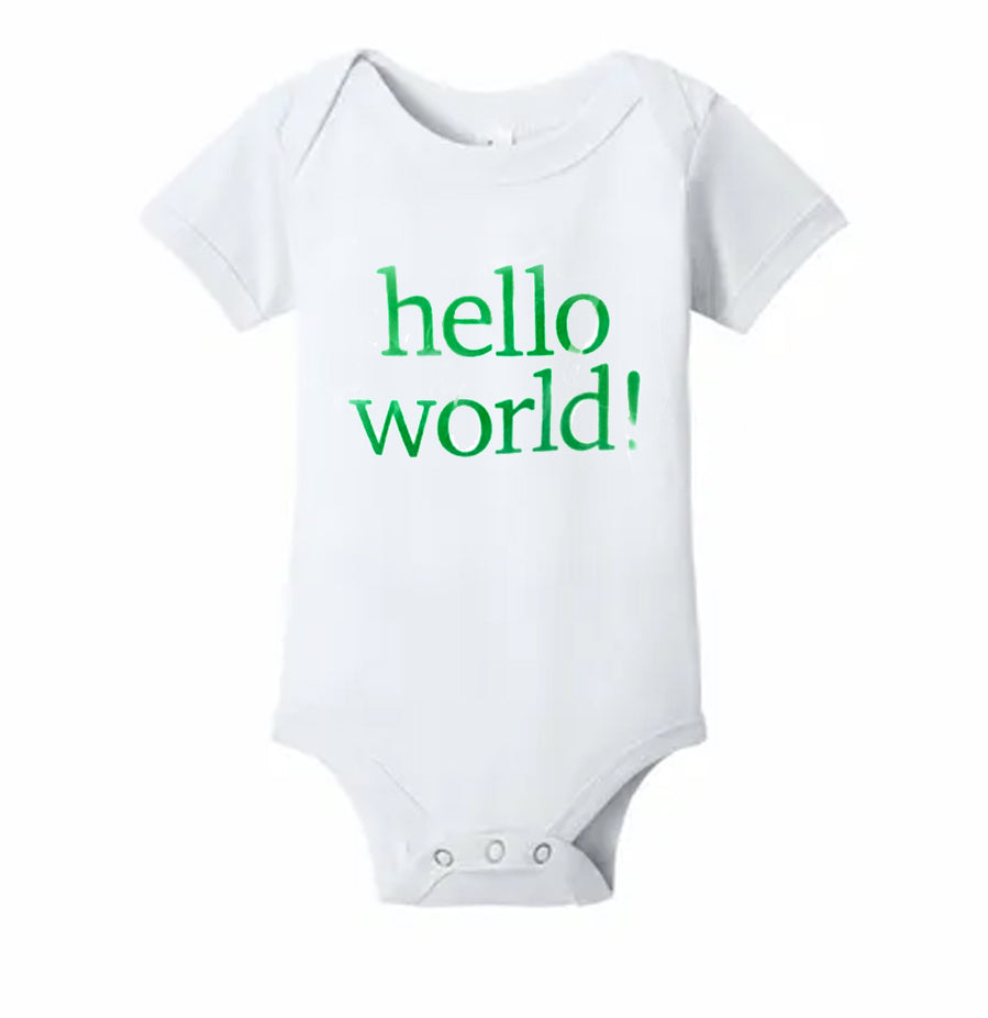 Hello World! Onesie