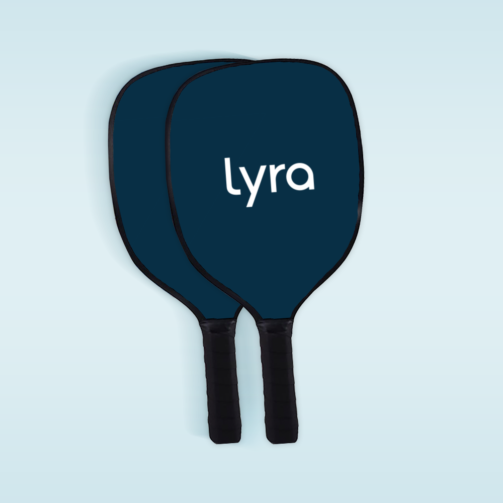 Lyra 2 Player Wood Pickleball Set