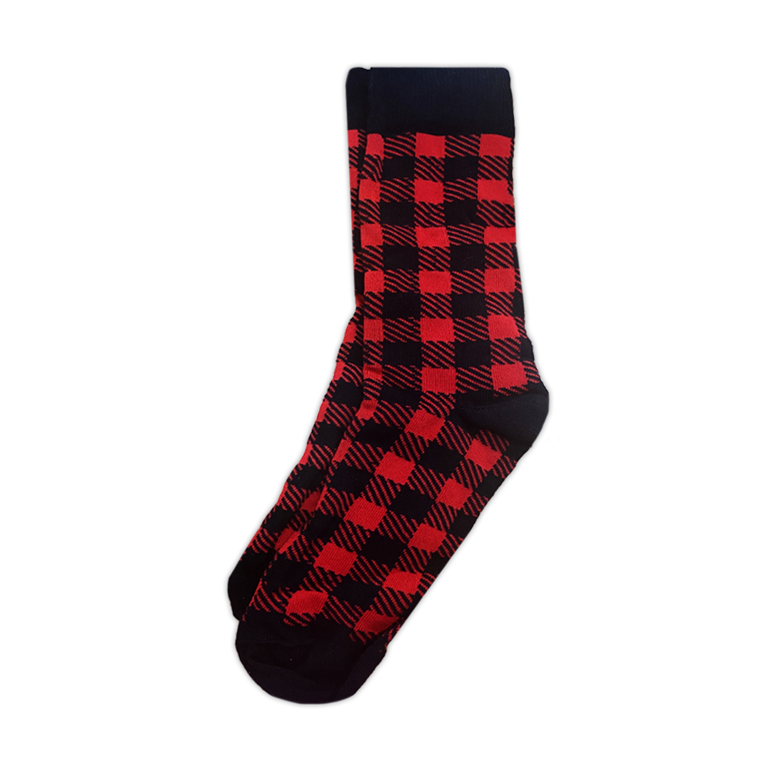 Red Checkered Socks