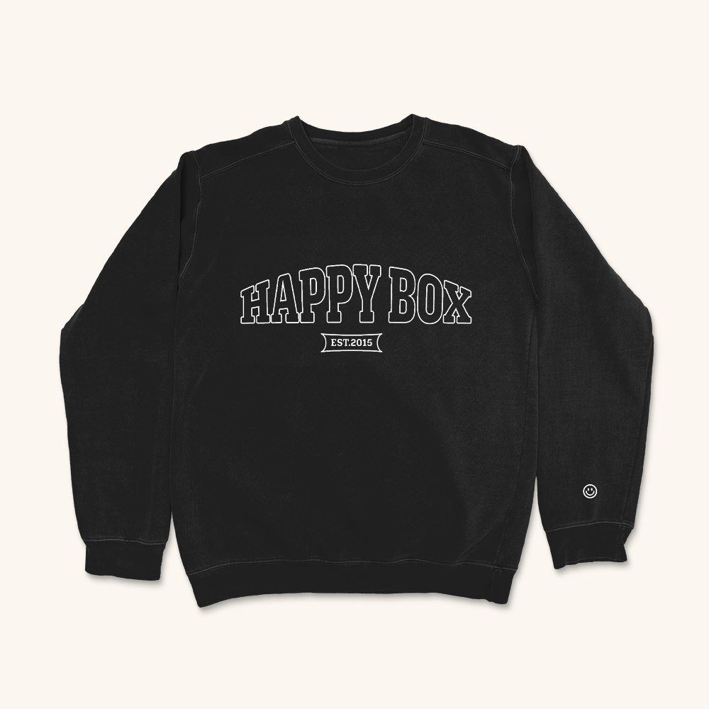 Happy Varsity Crewneck