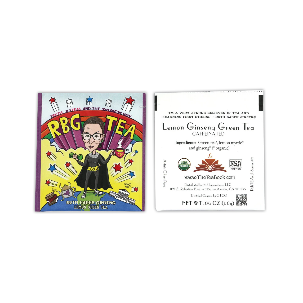 Special Edition Ruth Bader Ginsburg Lemon Ginseng Tea