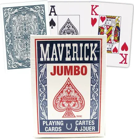 The perfect gift for anyone who loves a classic deck with a twist! While these cards retain the timeless design you know and love, the numbers are intentionally larger, ensuring every game is a breeze to read and enjoy.