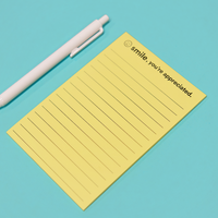 Smile You're Appreciated Sticky Pad