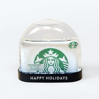 Snowglobe Photo Frame with $10 Starbucks Gift Card