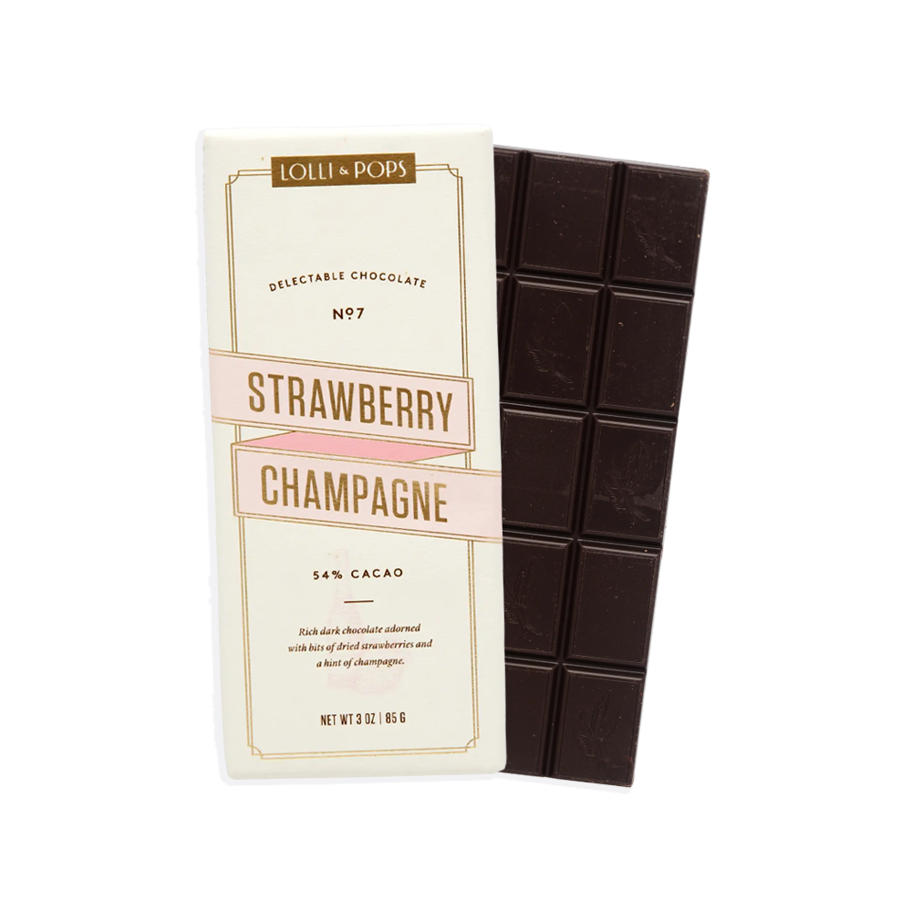 Strawberry Champagne Signature Chocolate Bar