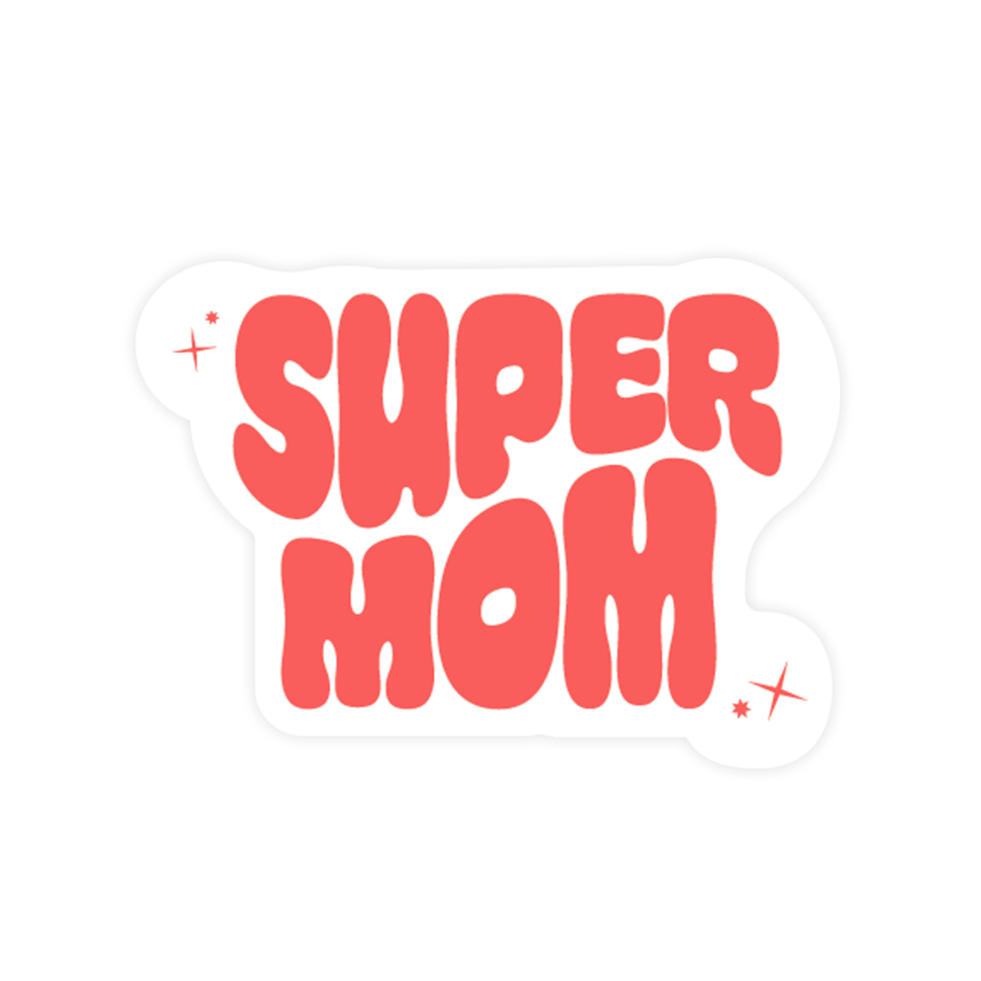 Super Mom Sticker