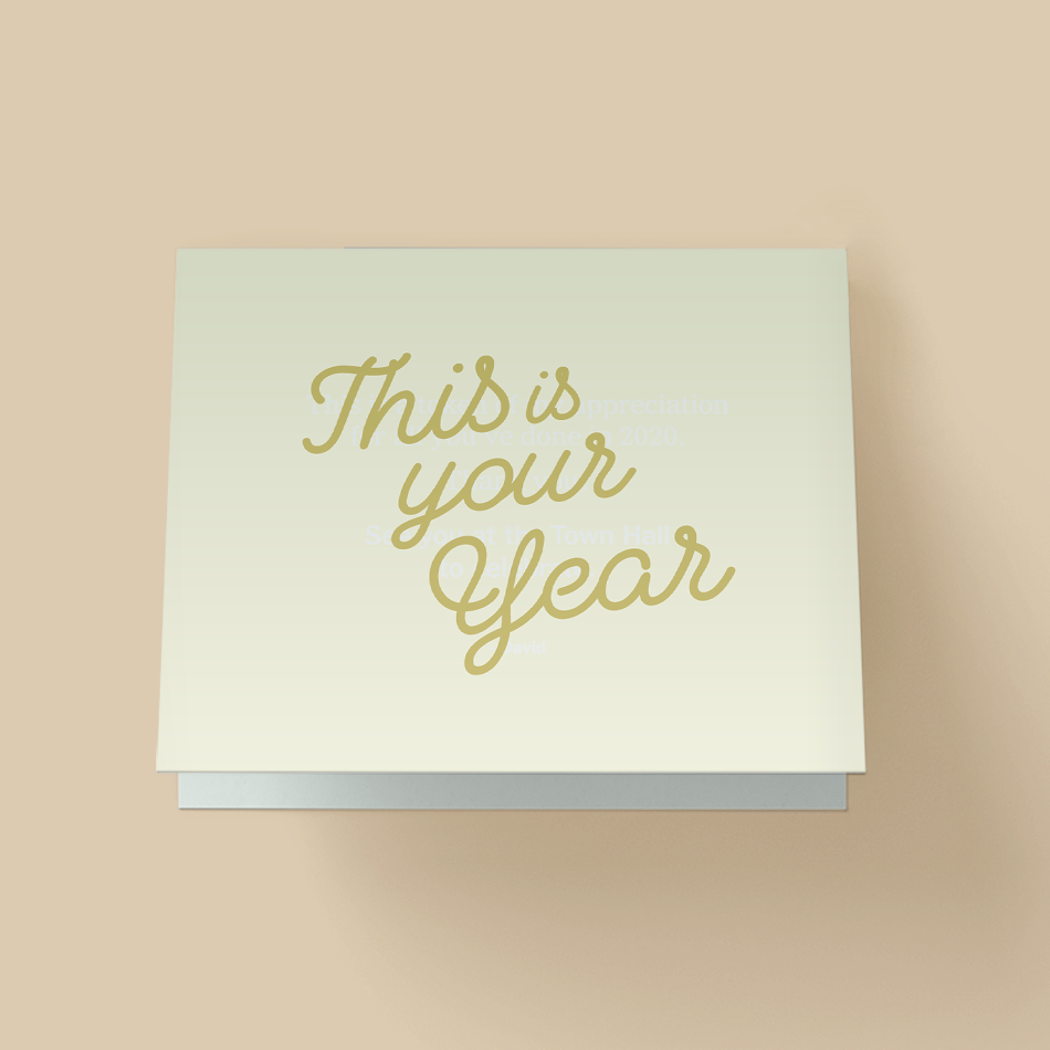 This Is Your Year Card