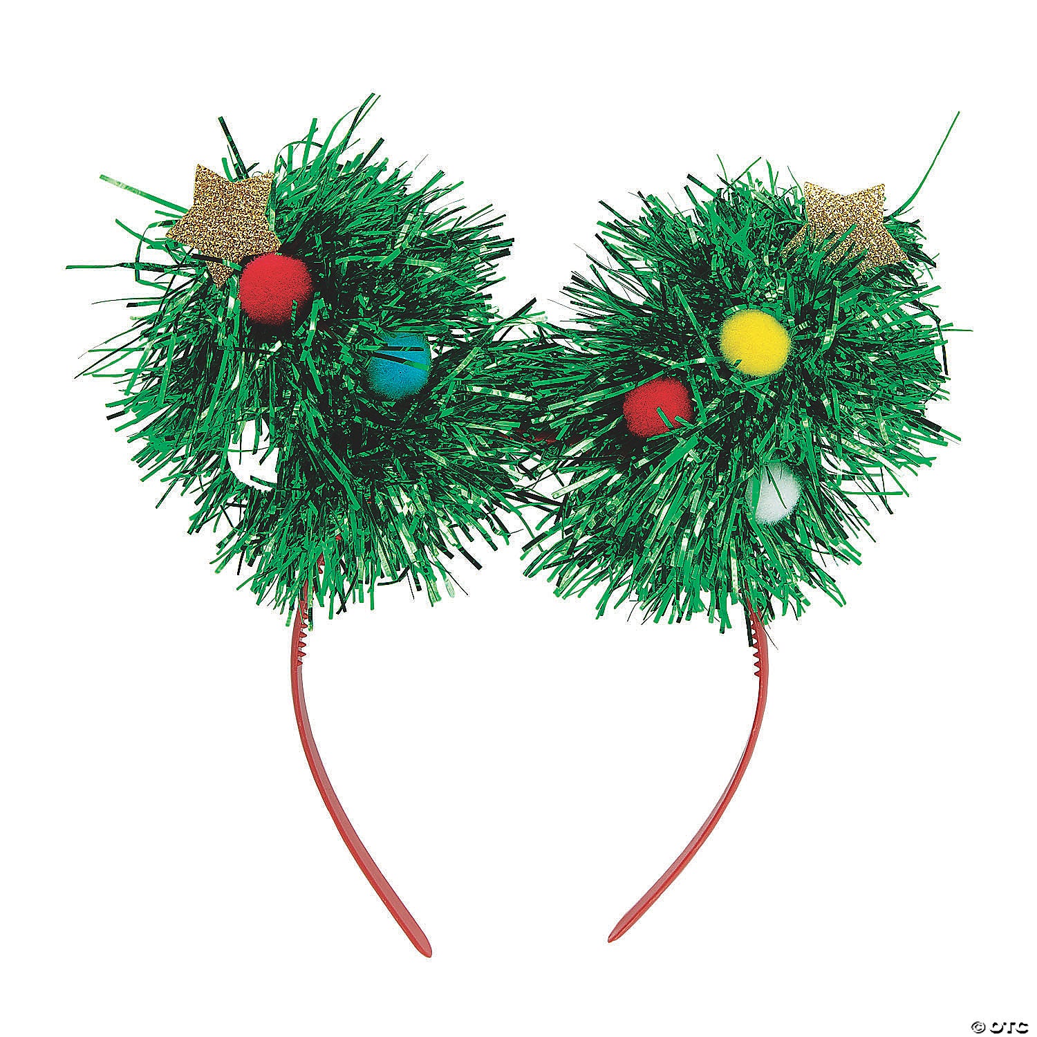 Tinsel Christmas Tree Headband