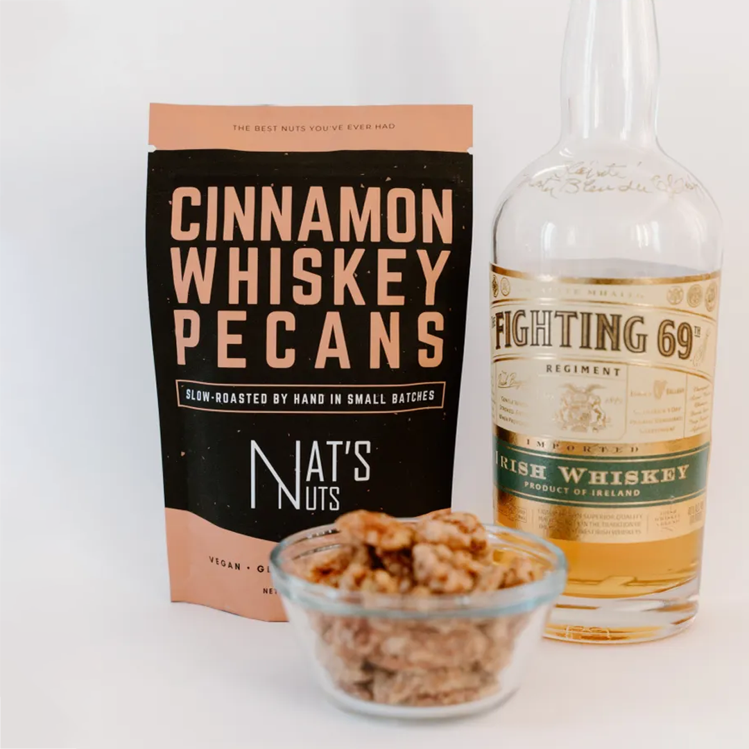 Cinnamon Whiskey Pecans