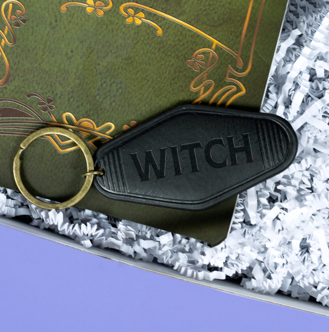 Witch Leather Keychain