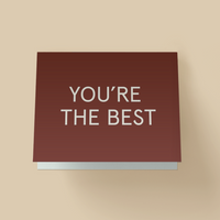 You're The Best (maroon) Card