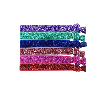 1 Glitter Hair Tie