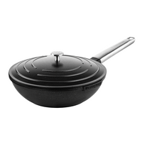 28cm Wok with lid