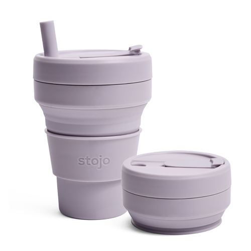 16 oz Collapsible Travel Cup in Lilac