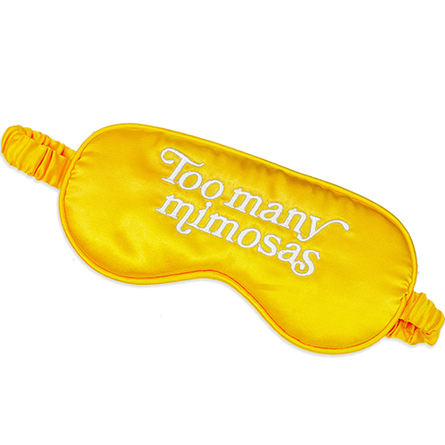 Too Many Mimosas Sleep Mask