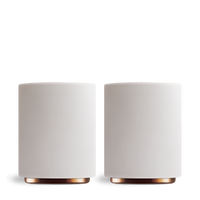 Monty Milk Art Cups-Matte White-11 oz-Set of 2-Fellow