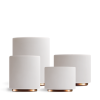 Monty Milk Art Cups Mugs Latte Cortado Demitasse in White