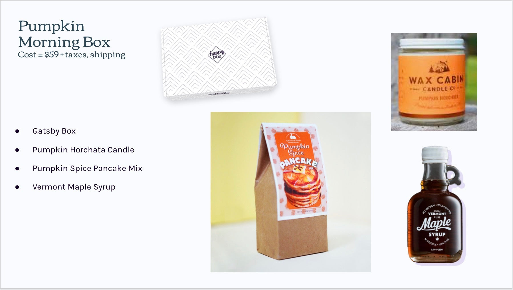 Pumpkin Morning Box