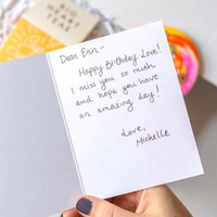 Happy Happy Birthday Card (Purple)
