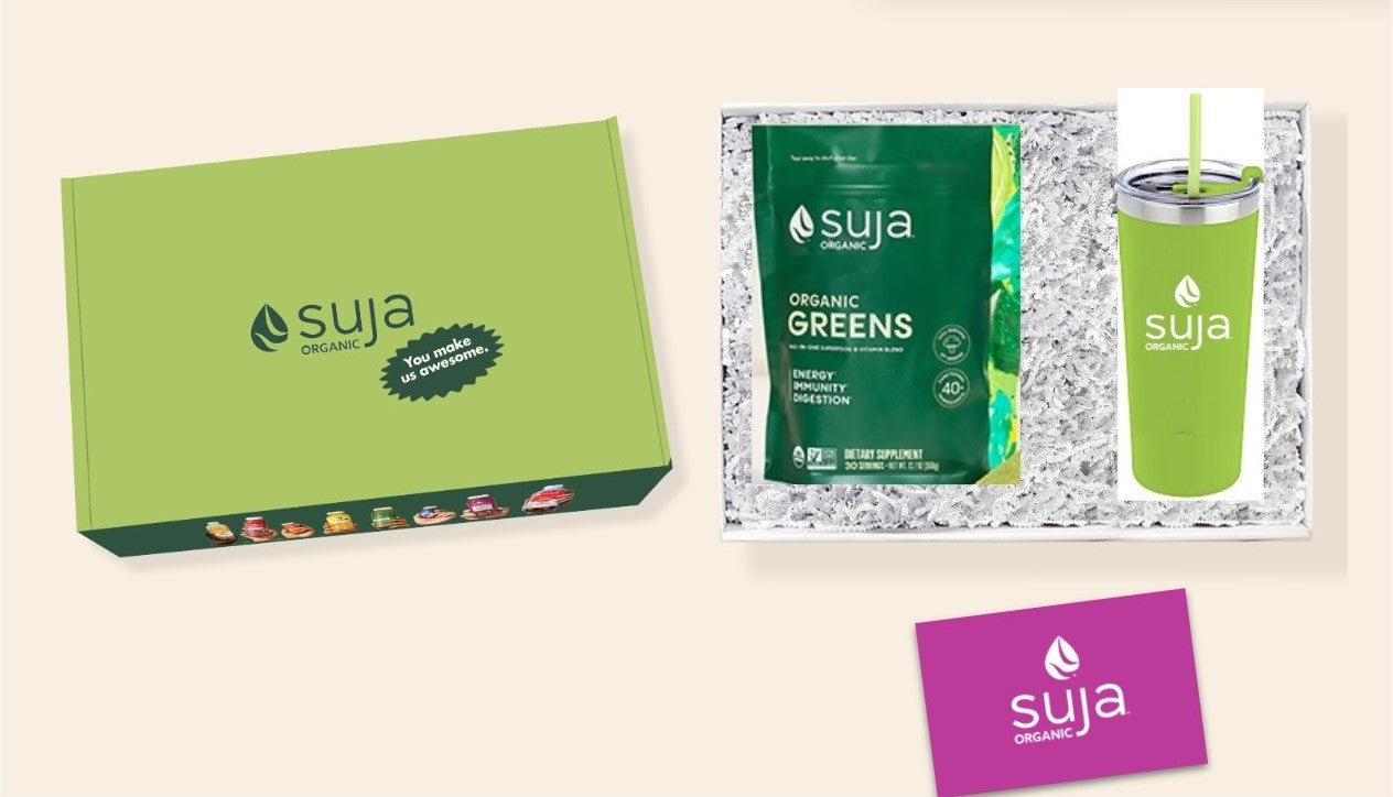Suja Juice 1 Year Milestone Box 2023