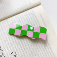 Checkered Barrette