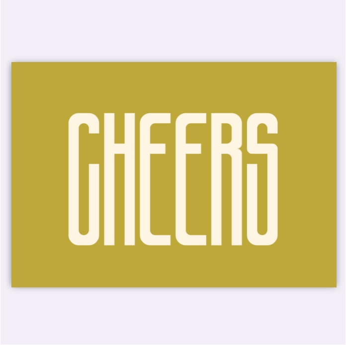 Cheers Gold Card