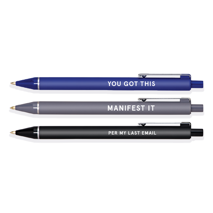 Motivational Workday Pen Set