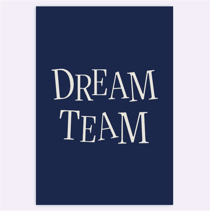 Dream Team Blue Card