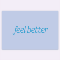 Blue Feel Better Card