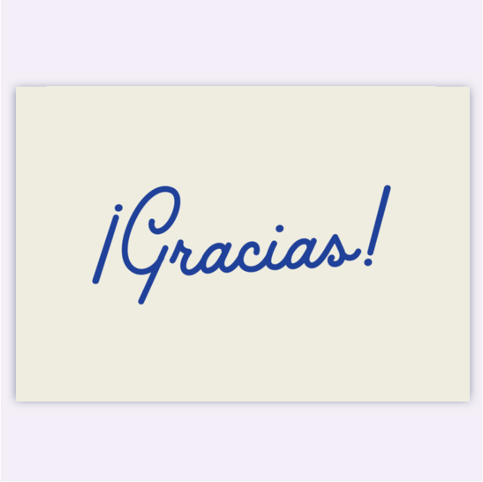 Gracias Card