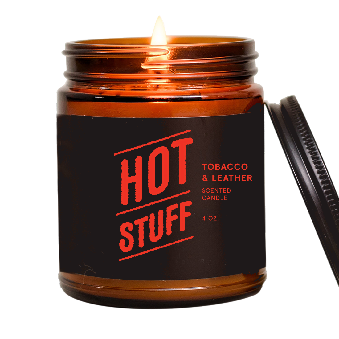 Tobacco and Leather Scented Candle