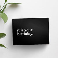 It is your birthday Card