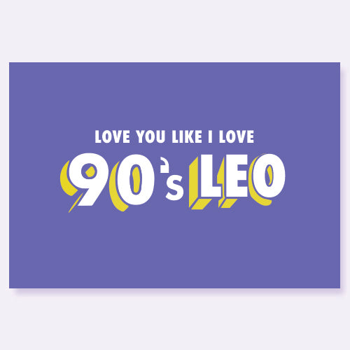 90's Leo Card