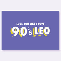 90's Leo Card