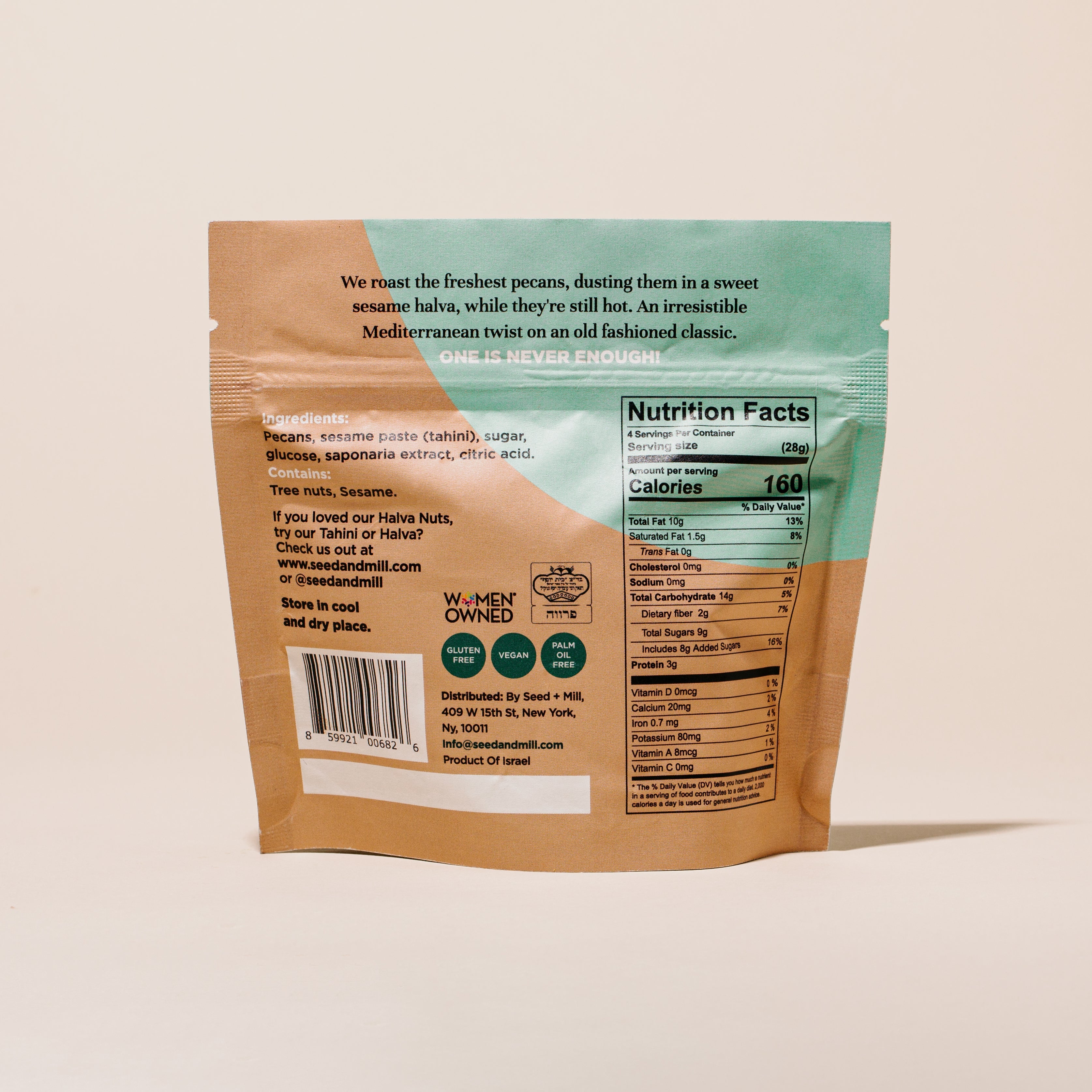 Halva Coated Pecans