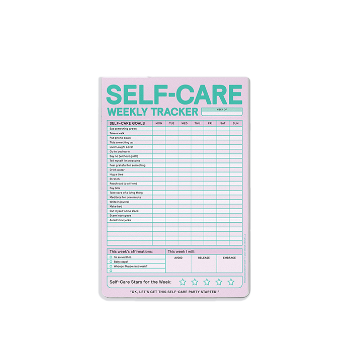 Self-Care Weekly Tracker Pad
